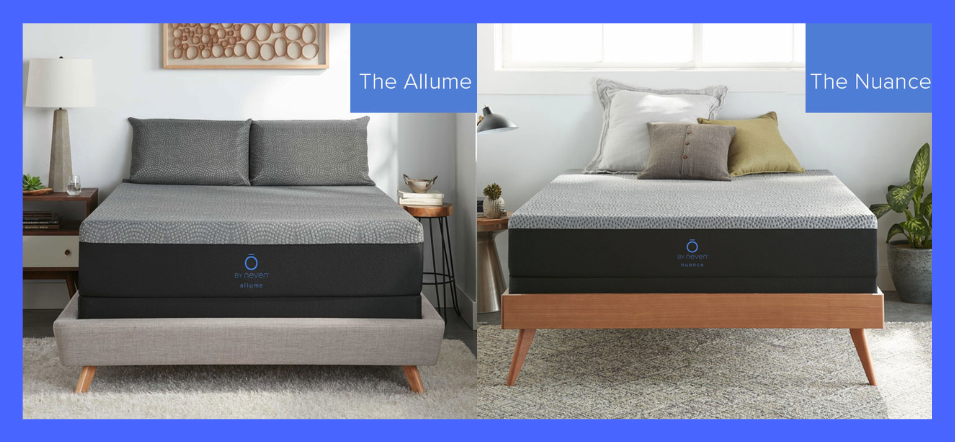 O by Neven Allume & Nuance Mattresses Side by Side