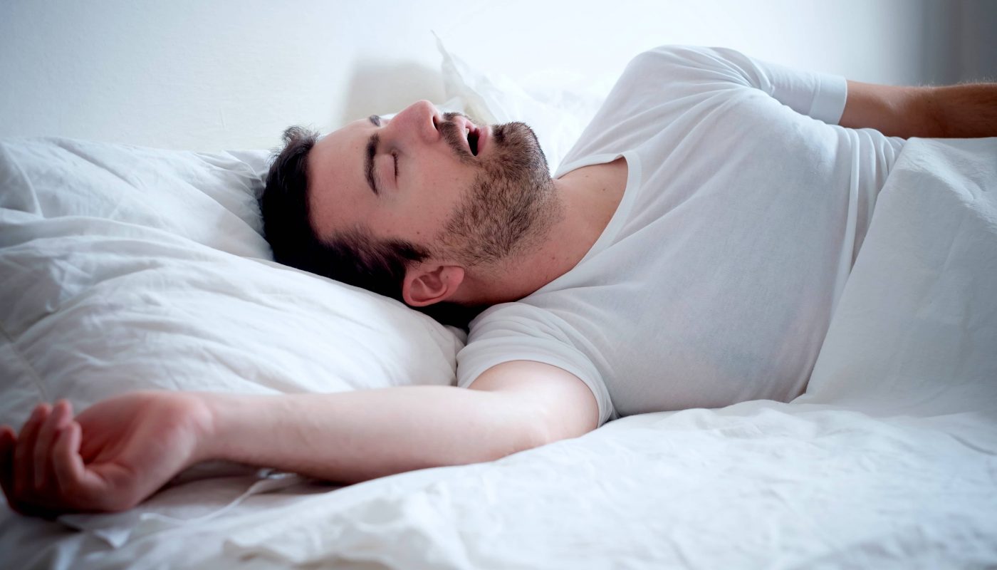 Snoring Man - Top Sleeping Myths - O by Neven